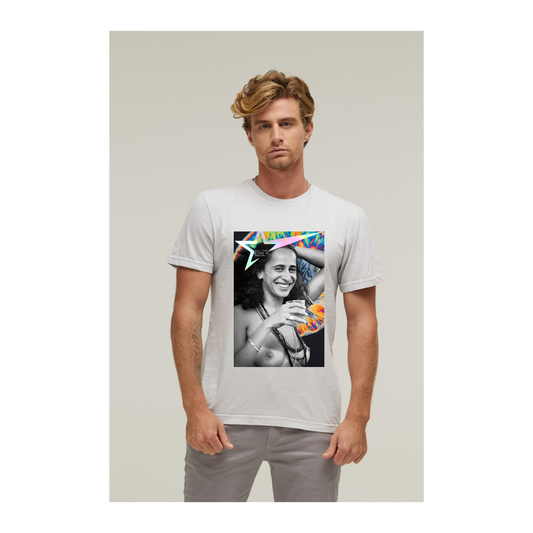 Camiseta Estonada Branco Gelo