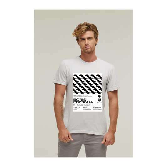 Camiseta Estonada Branco Gelo