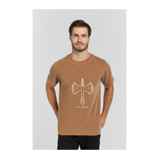 Camiseta Estonada Marrom