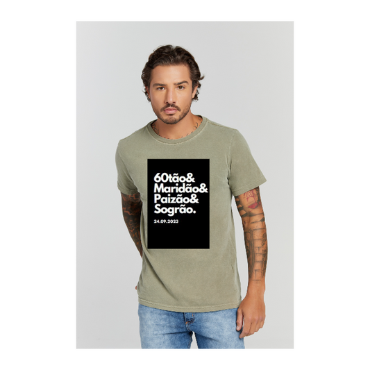Camiseta Estonada Verde Militar