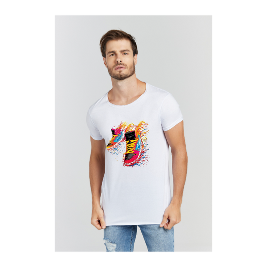 Camiseta Longline Branco