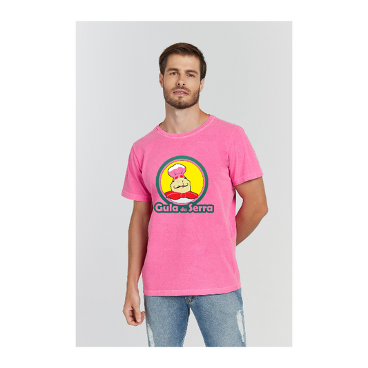 Camiseta Estonada Rosa Pink