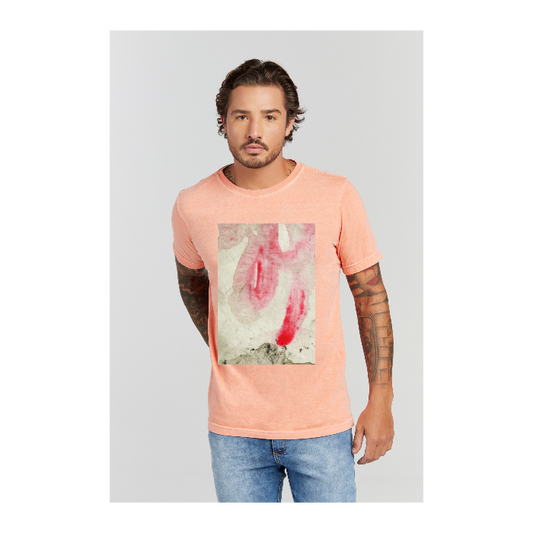 Camiseta Estonada Laranja