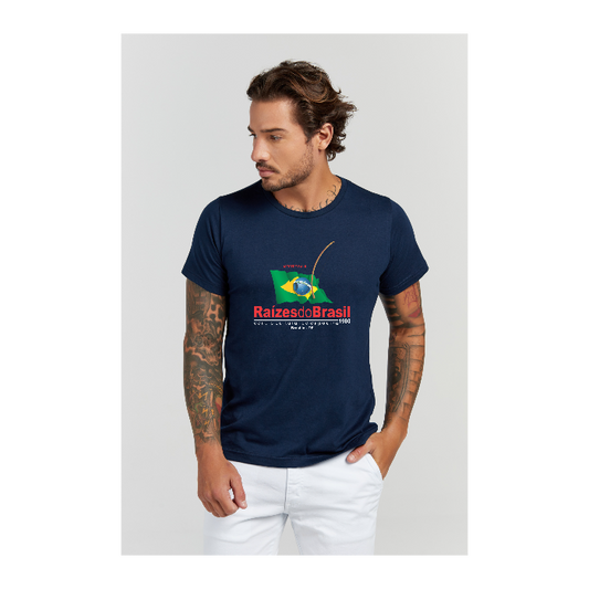 Camiseta Premium Azul Marinho