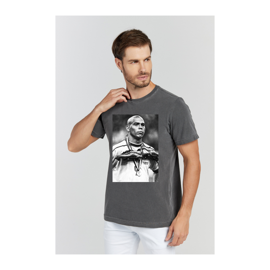 Camiseta Estonada Cinza Chumbo