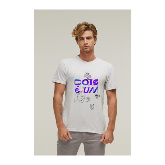 Camiseta Estonada Branco Gelo