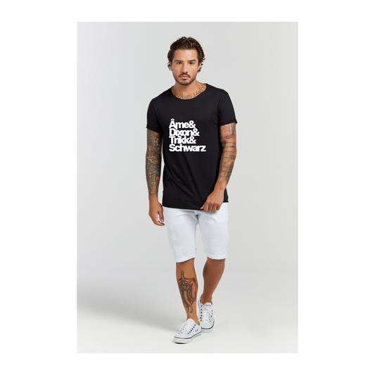 Camiseta Longline Preto