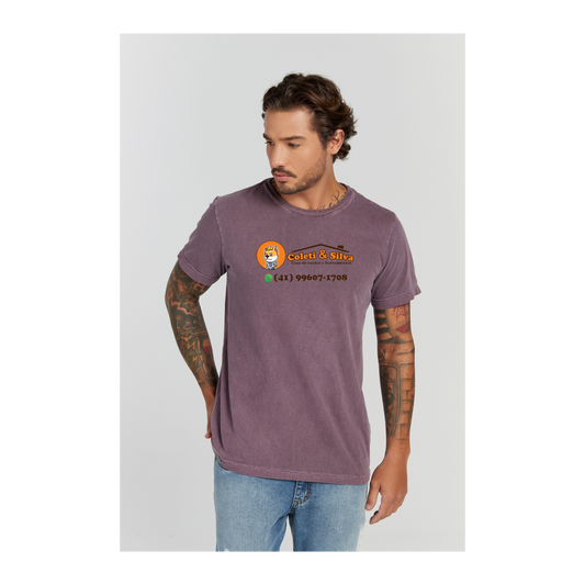 Camiseta Estonada Roxo