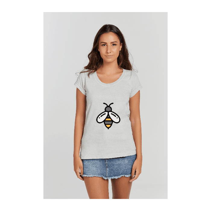 Baby long Estonada Branco Gelo - VB Camisetas