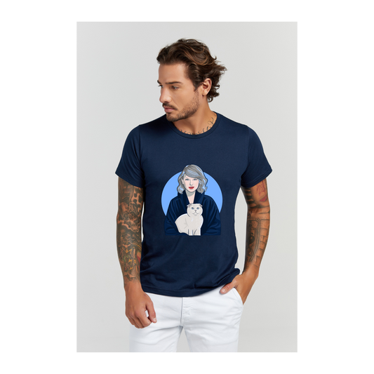 Camiseta Premium Azul Marinho