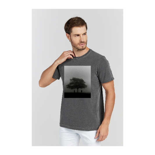 Camiseta Estonada Cinza Chumbo