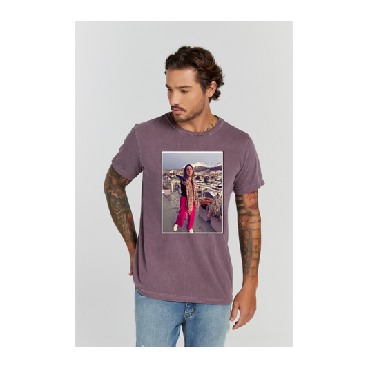 Camiseta Estonada Roxo