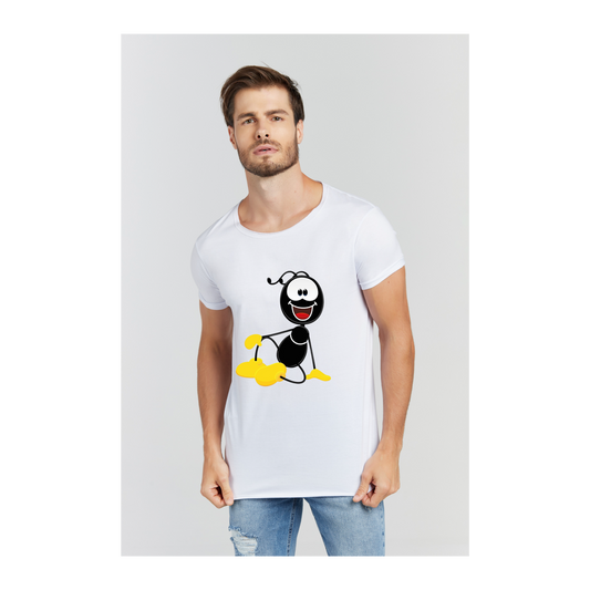 Camiseta Longline Branco