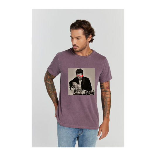 Camiseta Estonada Roxo