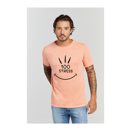 Camiseta Estonada Laranja