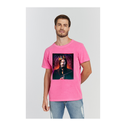 Camiseta Estonada Rosa Pink