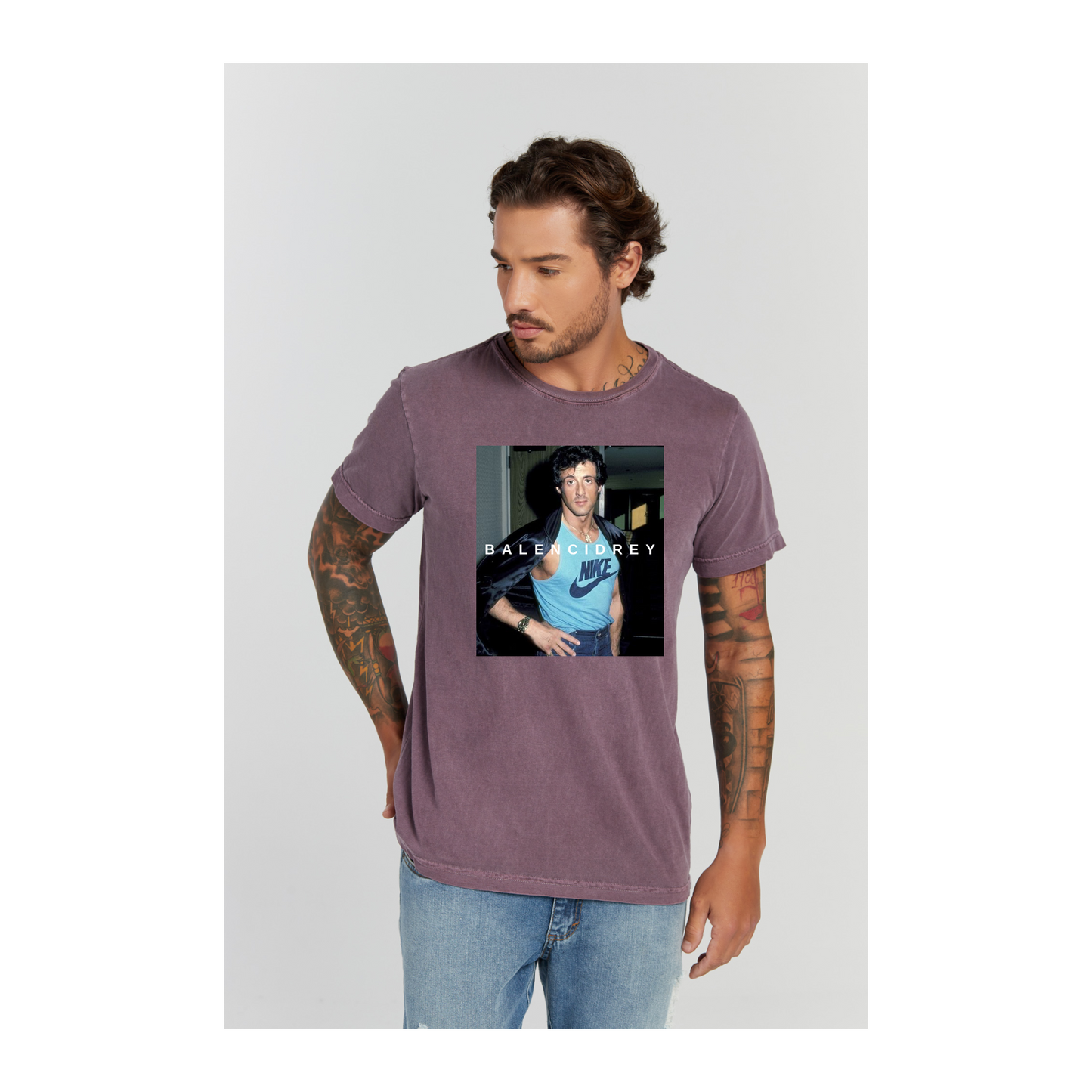 Camiseta Estonada Roxo