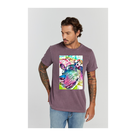 Camiseta Estonada Roxo