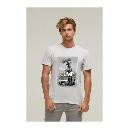 Camiseta Estonada Branco Gelo