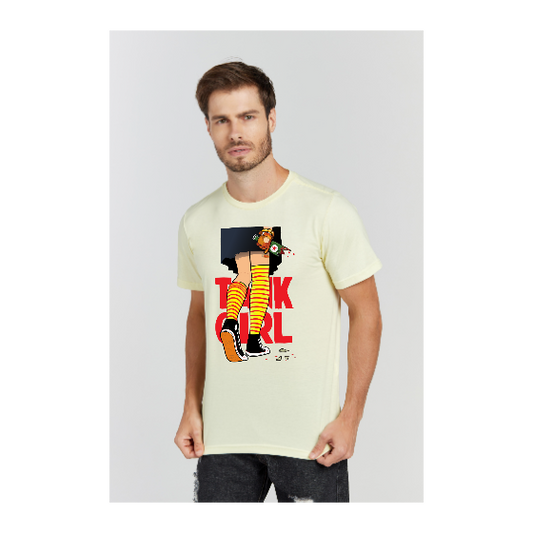 Camiseta Premium Amarelo Bebê