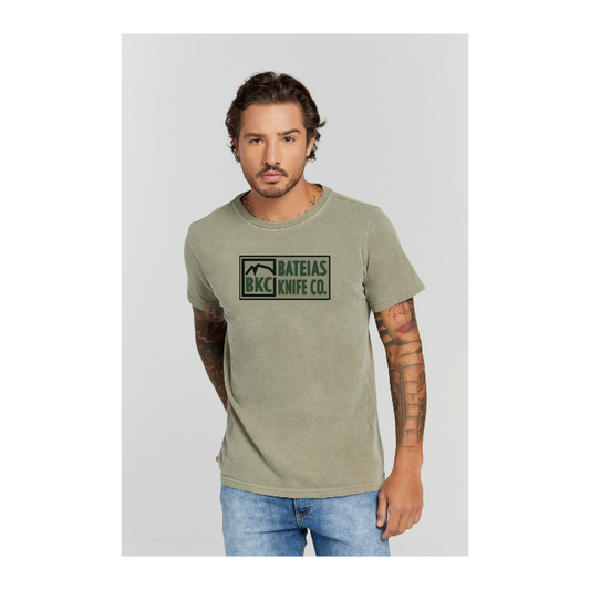 Camiseta Estonada Verde Militar