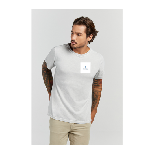 Camiseta Estonada Branco Gelo