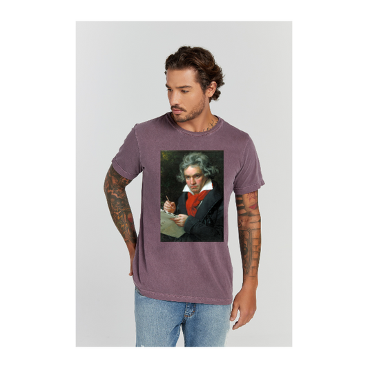 Camiseta Estonada Roxo