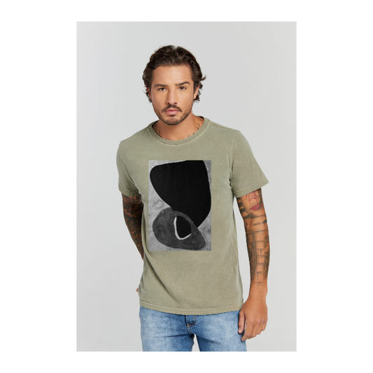 Camiseta Estonada Verde Militar