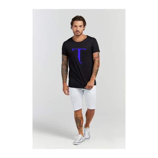Camiseta Longline Preto