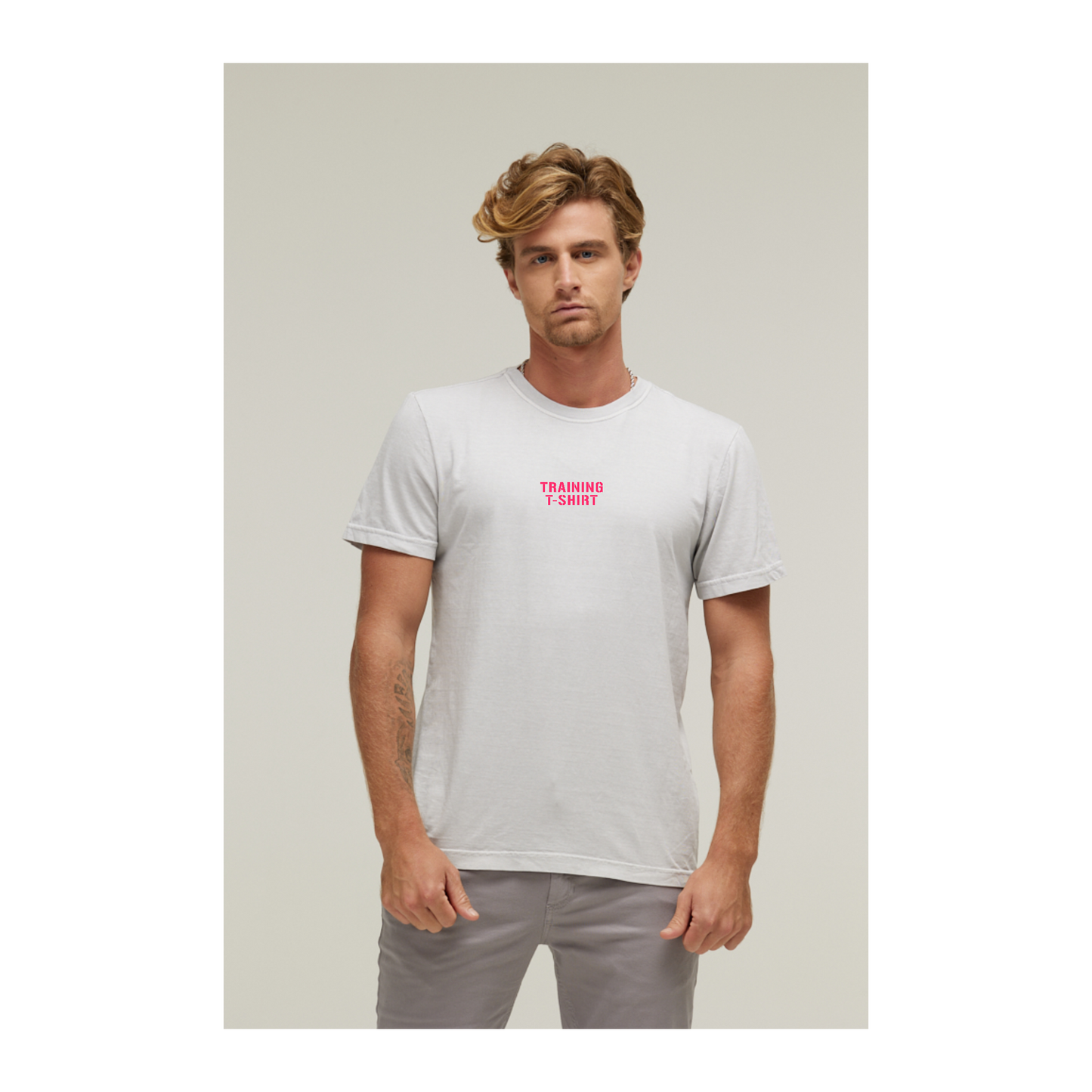 Camiseta Estonada Branco Gelo