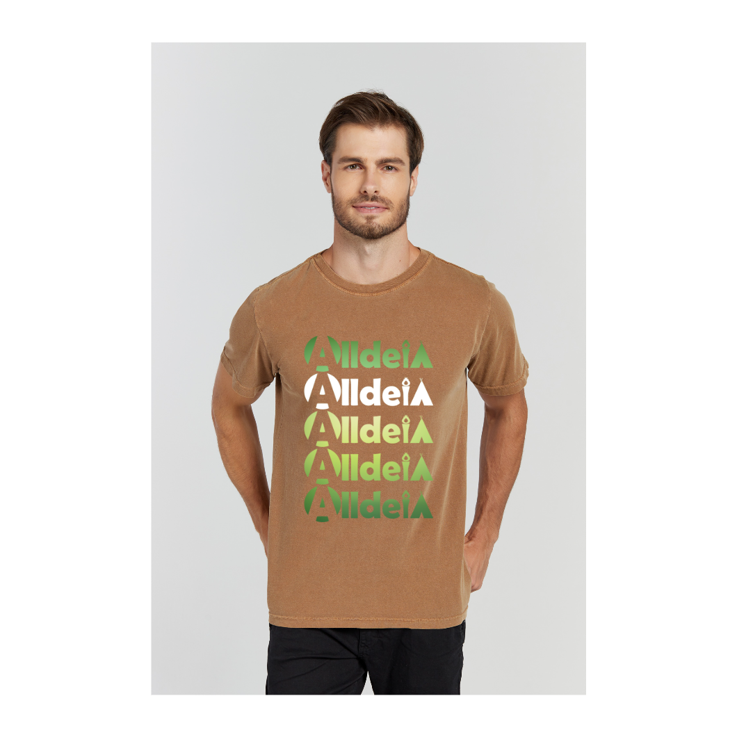 Camiseta Estonada Marrom