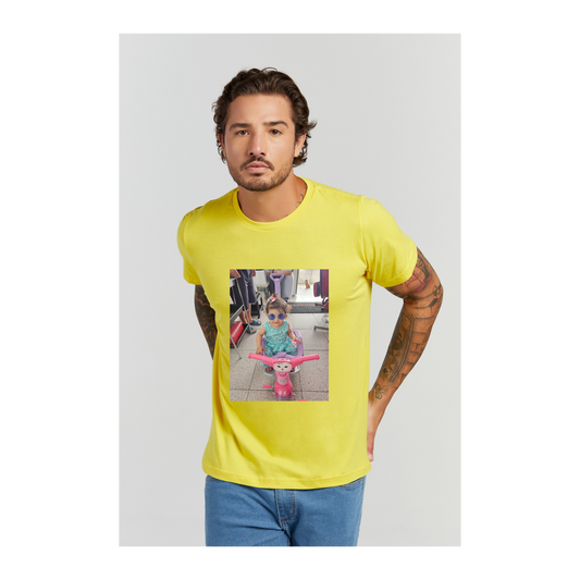 Camiseta Premium Amarelo Canário