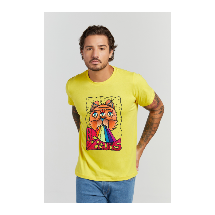 Camiseta Premium Amarelo Canário
