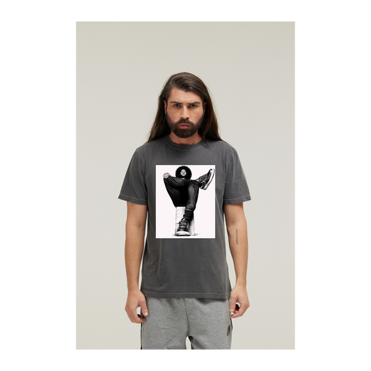 Camiseta Estonada Cinza Chumbo
