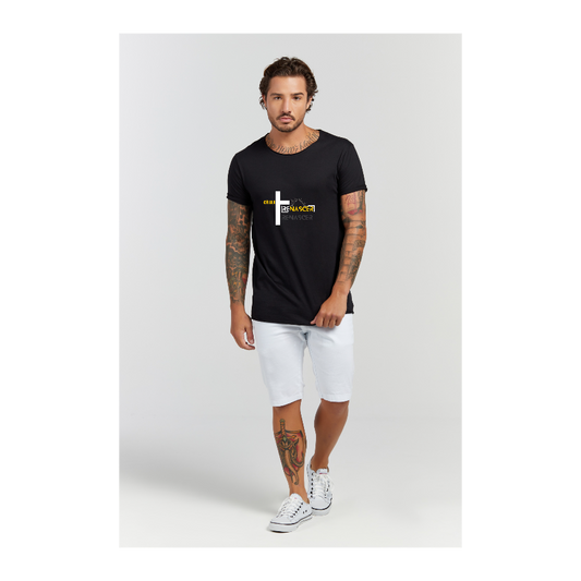 Camiseta Longline Preto