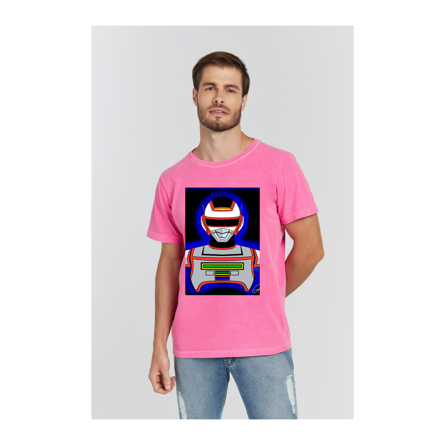 Camiseta Estonada Rosa Pink