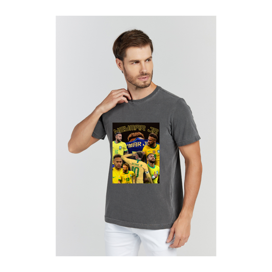 Camiseta Estonada Cinza Chumbo
