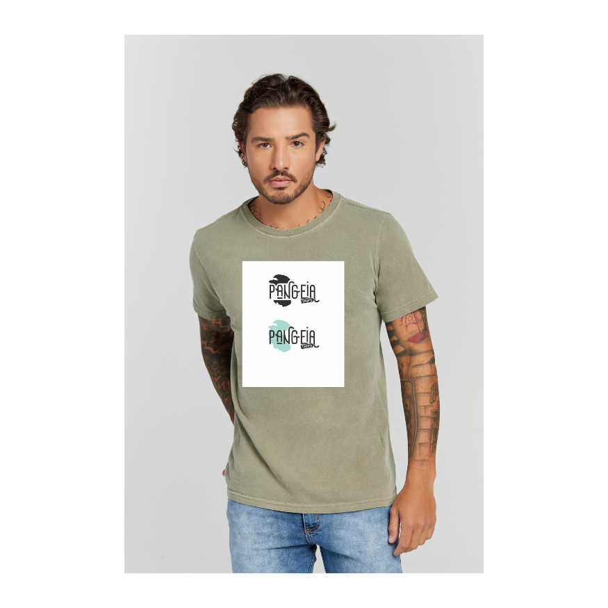Camiseta Estonada Verde Militar