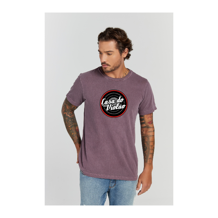 Camiseta Estonada Roxo