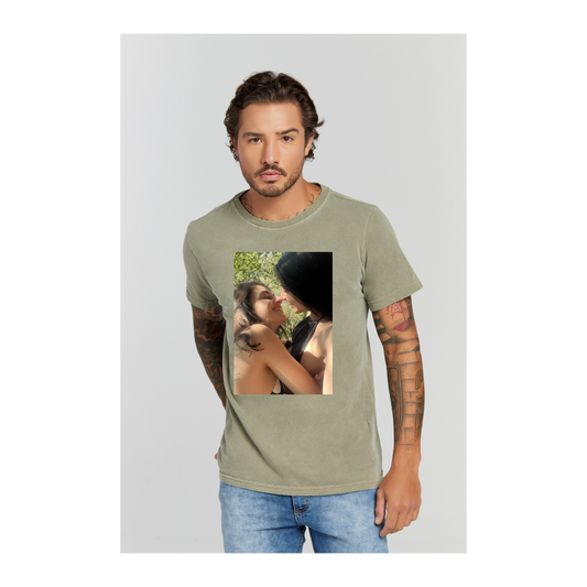 Camiseta Estonada Verde Militar