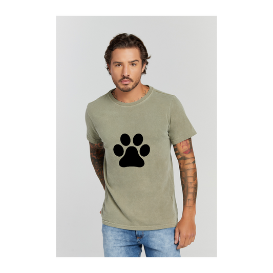 Camiseta Estonada Verde Militar
