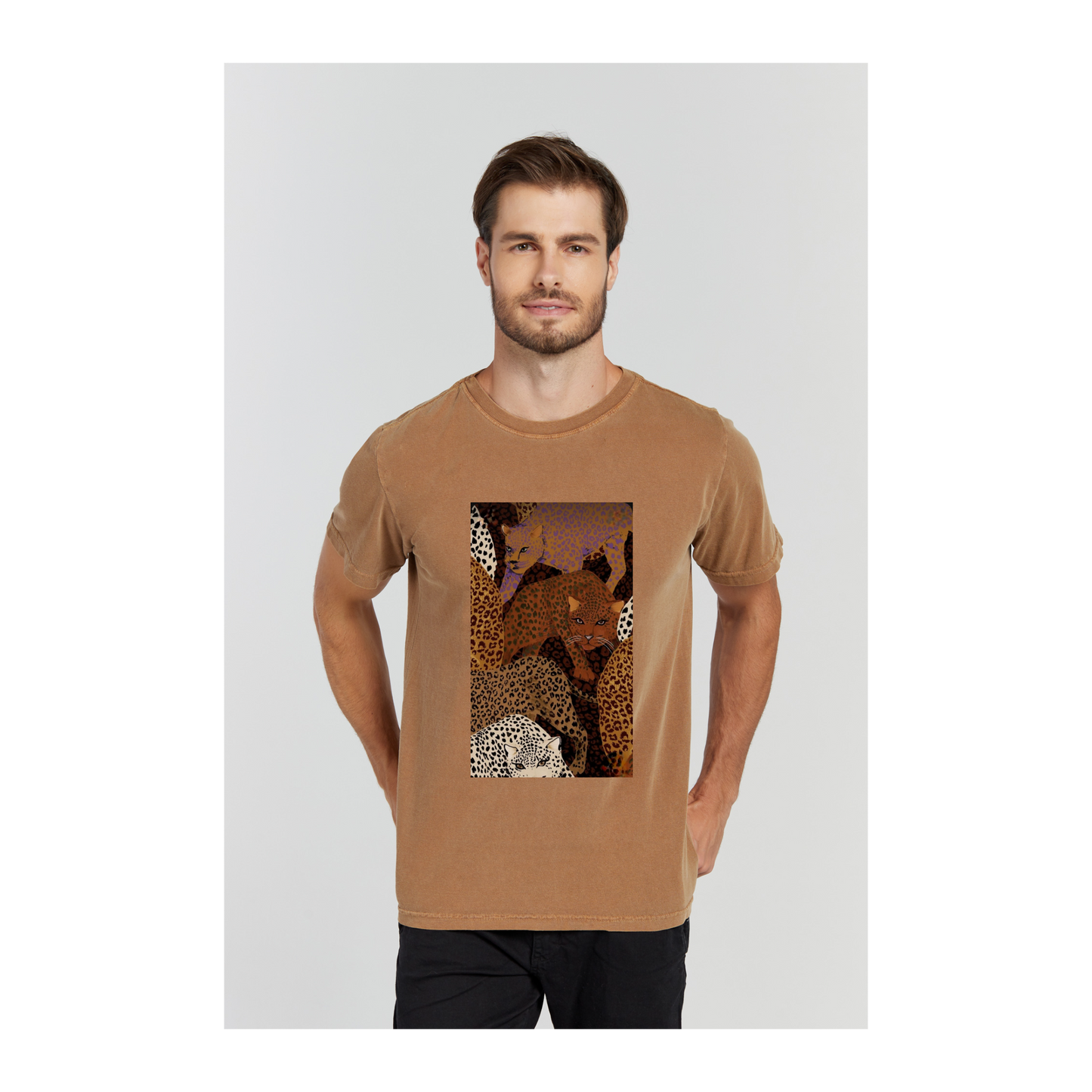 Camiseta Estonada Marrom