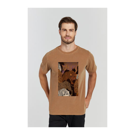 Camiseta Estonada Marrom