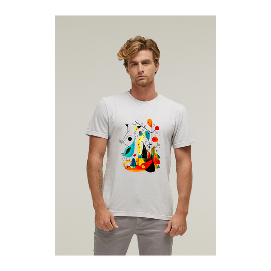 Camiseta Estonada Branco Gelo