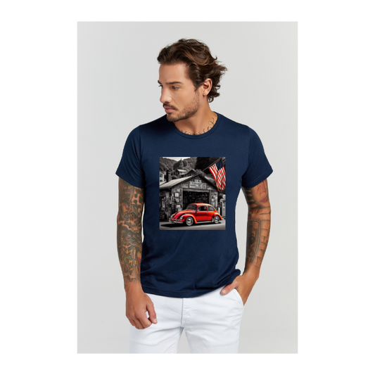 Camiseta Premium Azul Marinho