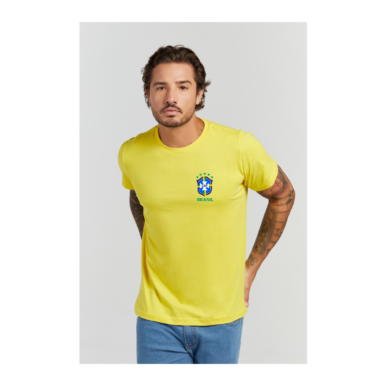 Camiseta Premium Amarelo Canário