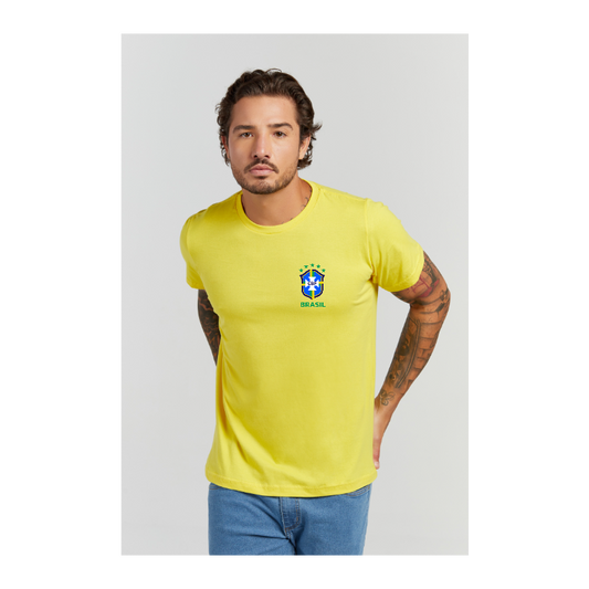 Camiseta Premium Amarelo Canário
