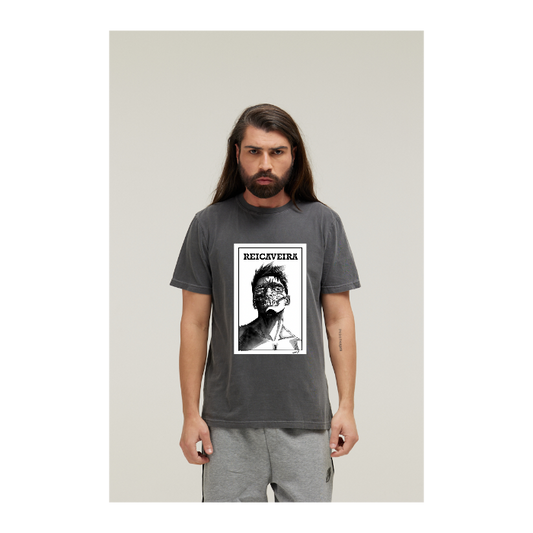 Camiseta Estonada Cinza Chumbo