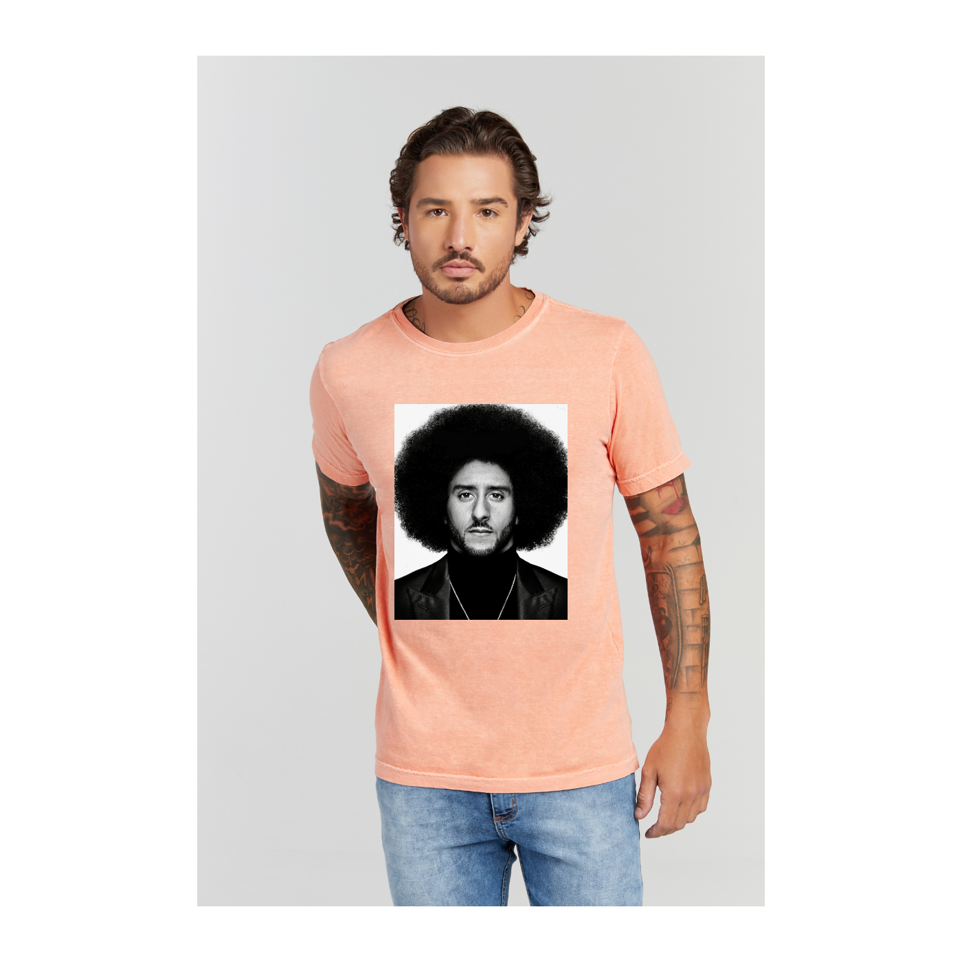 Camiseta Estonada Laranja