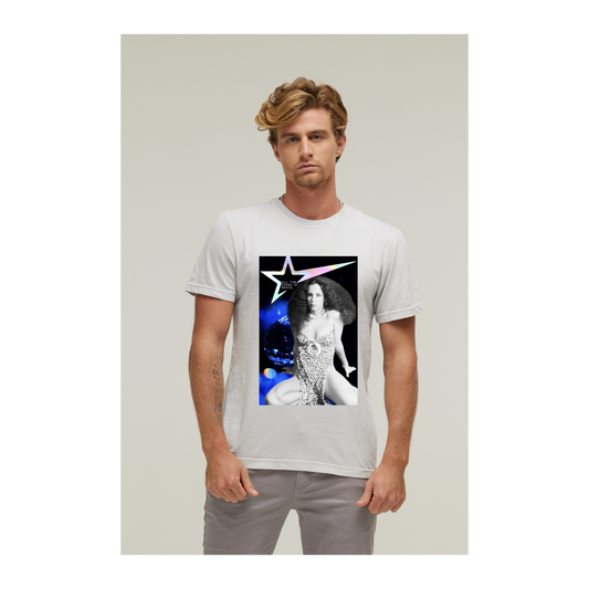 Camiseta Estonada Branco Gelo